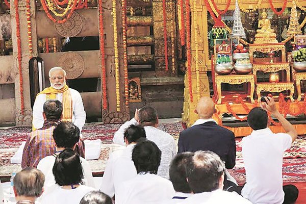 बोध गया को आध्यात्मिक राजधानी बनाएंगे: मोदी