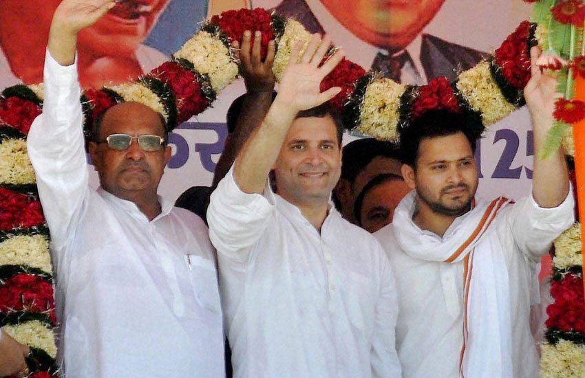 राहुल गांधी, पश्चिम चंपारण, नरेंद्र मोदी, लालू यादव, नीतीश कुमार, Rahul Gandhi, Narendra Modi, Lalu Yadav, Nitish Kumar, Rahul Gandhi Rally