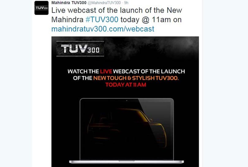 Mahindra TUV300, mahindra tuv300 launch, Mahindra TUV300 price, Mahindra TUV300 images, mahindra tuv300 launch date, mahindra tuv300 pictures, news, महिंद्र टीयूवी300, कॉम्‍पैक्‍ट एसयूवी टीयूवी300