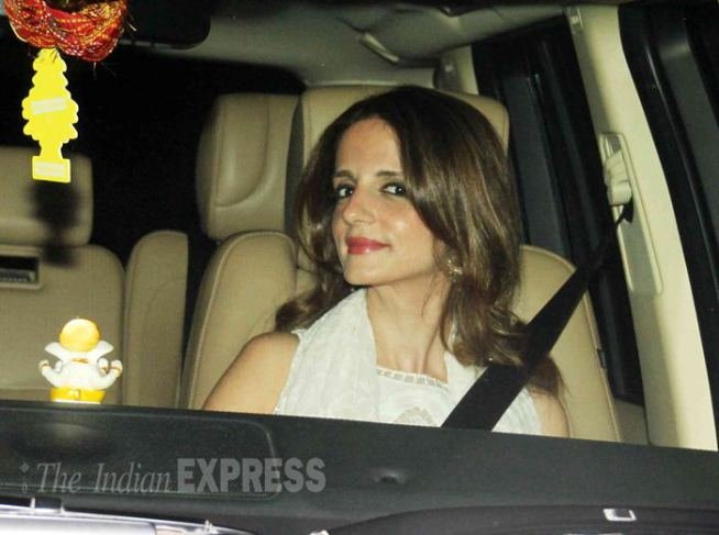 सुजैन खान, दीया मिर्जा, ईद पार्टी, संजय खान, sussanne khan, farah khan ali, dia mirza, maya alagh, sanjay khan, sussanne khan pics, farah khan ali pics, dia mirza pics, maya alagh pics, sanjay khan pics, entertainment
