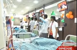 Ahmedabad, Sola Civil Hospital, Sola Hospital Garba, Sola Hospital Garba Video, Hospital ICU Garba Video, Hospital Garba, ahmedabad hospital garba, hospital ICU garba, Civil Hospital, Hospital, Garba in ICU, ICU Ward Garba
