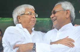 Bihar government, mega alliance, CM Nitish Kumar, RJD chief Lalu Prasad Yadav, tied rakhi, trees