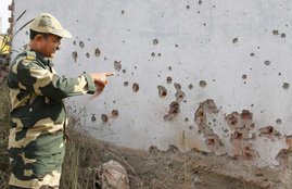 Pakistan, Ceasefire Violation, Samba, jammu, Kashmir, BSF, संघर्ष विराम, पाकिस्तान, जम्मू कश्मीर, बीएसएफ