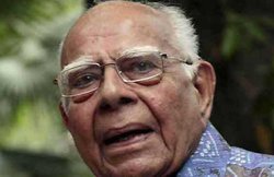राम जेठमलानी बोले- काला धन वापस लाने में फेल हुए मोदी, अखिलेश को बताया देश का भविष्‍य