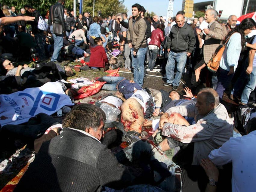 turkey, ankara, ankara blast, turkey blast, ankara rally blast, turkey rally blast, ankara suicide bomb, ankara bomb blast, turkey bomb blast, turkey suicide bombing, ankara news, turkey news, world news, तुर्की, तुर्की में धमाका, अंकारा में धमाका