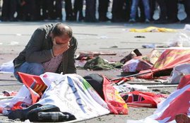 turkey, ankara, ankara blast, turkey blast, ankara rally blast, turkey rally blast, ankara suicide bomb, ankara bomb blast, turkey bomb blast, turkey suicide bombing, ankara news, turkey news, world news, तुर्की, तुर्की में धमाका, अंकारा में धमाका