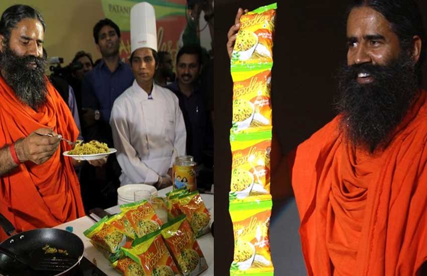 रामदेव पतंजलि नूडल्स। (एक्सप्रेस फोटो)