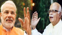 आडवाणी ने की मोदी की सराहना, कहा-अच्छे दिन के लिए सही दिशा में बढ़ रही है सरकार : आडवाणी