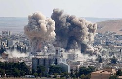 ISIS के खिलाफ तेज हुए हवाई हमले, जेहादी ठिकानों पर फिर बरसाए गए बम