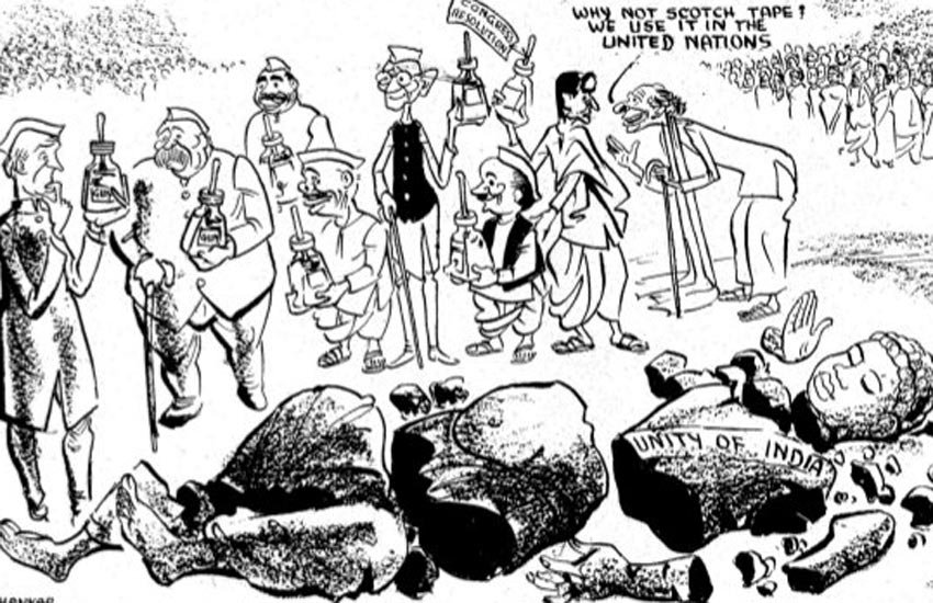Jawaharlal Nehru, Sardar Vallabhbhai Patel, cartoon, Shankar, 126th birth anniversary, Jawaharlal Nehru, Nehru birth anniversary, जवाहर लाल नेहरू, कांग्रेस, कार्टूनिस्‍ट शंकर, शंकर की नजर में नेहरू, 126वीं जयंती