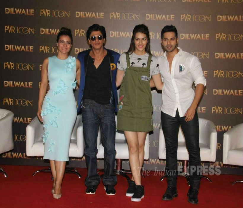 Rohit Shetty, Dilwale, Shah Rukh, Kajol, Kriti, Varun launch 'Dilwale' song, 'Manma Emotion Jaage', bollywood, dilwale starcast gallery