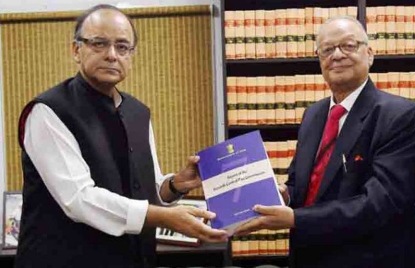 सातवां वेतन आयोग, वेतन आयोग, बेसिक पे, सेलरी हाइक, 23.5% सेलरी हाइक, पेंशन, केंद्रीय कर्मचारी, अरुण जेटली, वित्‍त मंत्री, मोदी सरकार, पेंशनर्स, आयोग, वेतन आयोग, seventh Pay Commission, Justice AK Mathur, Finance Minister, Arun Jaitley, Cabinet, hike in salaries, central government employees, pensioners, Basic salaries, allowances, pay commission report, Pay panel, pay commission india, India's 7th Pay Commission