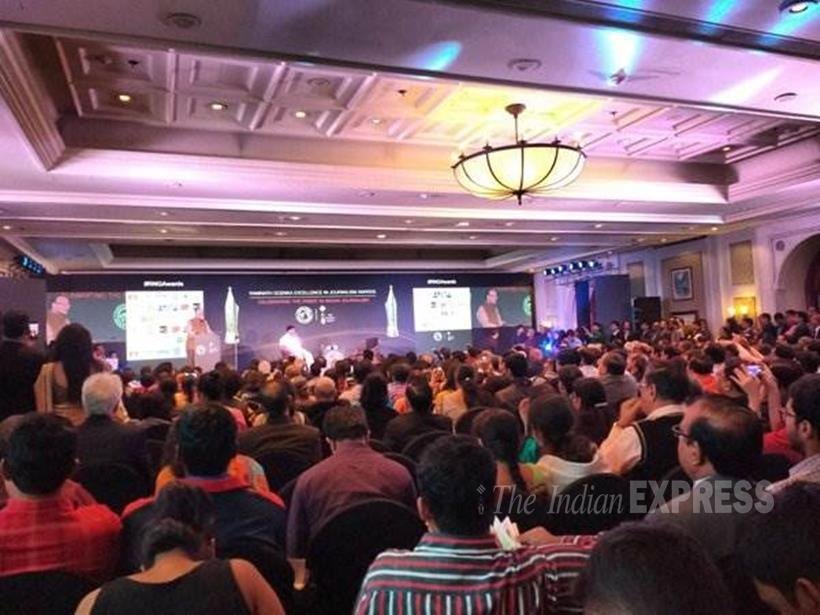 #RNGAwards, Indian Express, indian express Ram Nath Goyenka Awards, Ramnath goenka award funtion, Amir khan, Arun Jeitly, Arun Jaitley, Lifetime Achievement Award to veteran journalist, Veteran journlist Kuldip Nayar