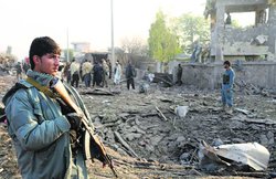 अफगानिस्तान में आत्मघाती बम विस्फोट में नौ घायल