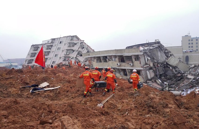china landslide today, china news, china