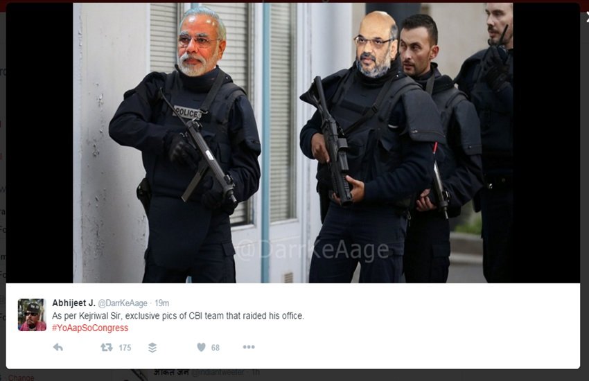 Arvind Kejriwal News, CBI raids Arvind Kejriwal Office, YoAAPsoCongress, अरविंद केजरीवाल