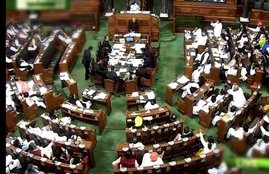 lok sabha, sumitra mahajan, rail ministry, question hour, lok sabha question hour, rail minister manoj sinha, rail minister absent from lok sabha, vankaiah naidu, BJP, congress, parliament latest news