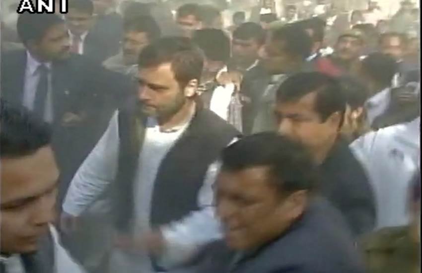 लोकसभा में कांग्रेस सांसद राहुल गांधी। (पीटीआई फोटो)