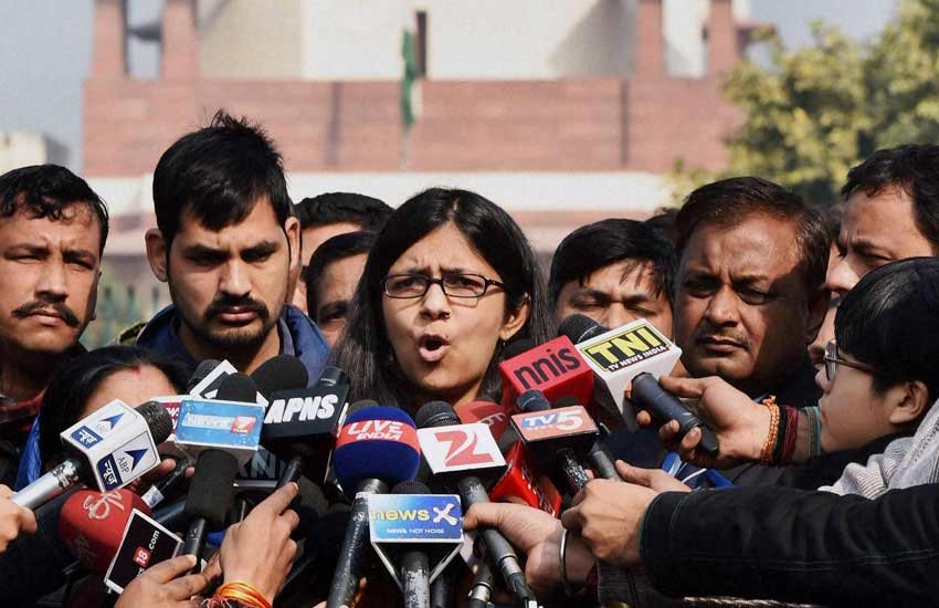 दिल्ली महिला आयोग की अध्यक्ष स्वाति मालीवाल।