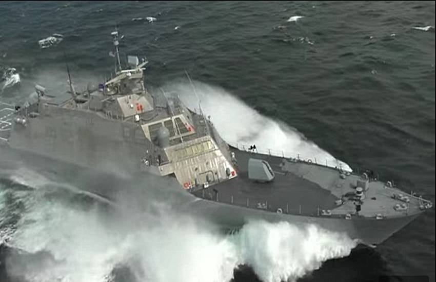 US warship breaks down, $360 million Navy ship, USS Milwaukee breaks down, अमेरिकी नौसेना, यूएसएस मिलौकी, यूएस नेवी, जंगी जहाज, युद्धपोत, US Navy, new warship, USS Milwaukee, littoral combat ship, LCS warship, combat ship, hindi news, news in hindi, latest hindi news, latest news, uss milwaukee commissioning, uss milwaukee wake, Navy gets delivery