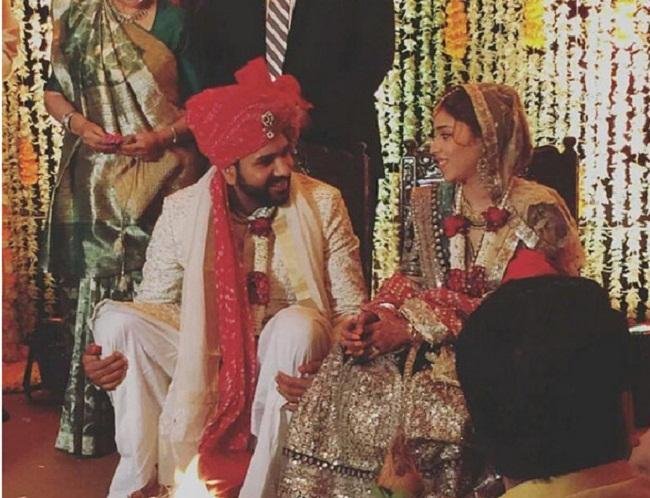 Suresh raina, harbhajan singh, Rohit Sharma, geeta basra, dimpy gannguly, Minisha lamba, Shoha Ali khan, shreya ghoshal, shahid meera marriage, karan patel