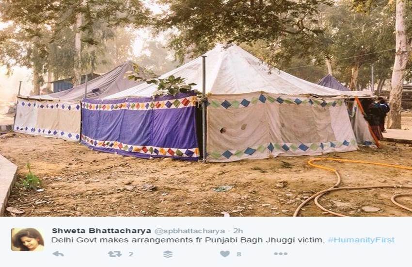 #HumanityFirst, Delhi CM, arvind Kejriwal, suspends DM, Railways, slums demolition, aap, photo gallery, डीएम सस्‍पेंड, अरविंद केजरीवाल, शकूरबस्‍ती, टि्वटर ट्रेंड, आम आदमी पार्टी, आप