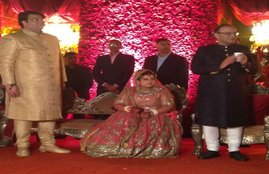 Jaitley wedding, Jaitley wedding PHOTOS, Celebs@Arun Jaitley daughter wedding, PHOTOS: Arun Jaitley daughter, big Indian wedding, shah rukh khan, sonali jaitley, Jaish Bakshi, अरुण जेटली की बेटी, जेटली, शाहरुख खान, जेटली की बेटी, जयेश बख्‍शी