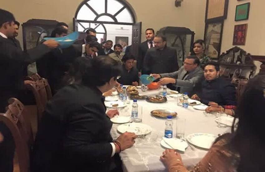 Jaitley wedding, Jaitley wedding PHOTOS, Celebs@Arun Jaitley daughter wedding, PHOTOS: Arun Jaitley daughter, big Indian wedding, shah rukh khan, sonali jaitley, Jaish Bakshi, अरुण जेटली की बेटी, जेटली, शाहरुख खान, जेटली की बेटी, जयेश बख्‍शी