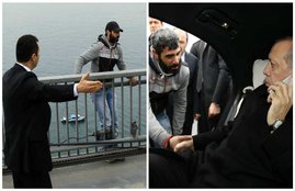 Recep Tayyip Erdoğan,Turkey,World news, Turkish President Recep Tayyip Erdogan, bridge in Istanbul, suiciude attempt, तुर्की राष्‍ट्रपति, तुर्की आत्‍महत्‍या राष्‍ट्रपति, रीजीप ताइप अर्दवान, तुर्की खबर, इस्‍तांबुल ब्रिज, तुर्की राष्‍ट्रपति सुसाइड, Erdogan's motorcade, Bosphorus Bridge