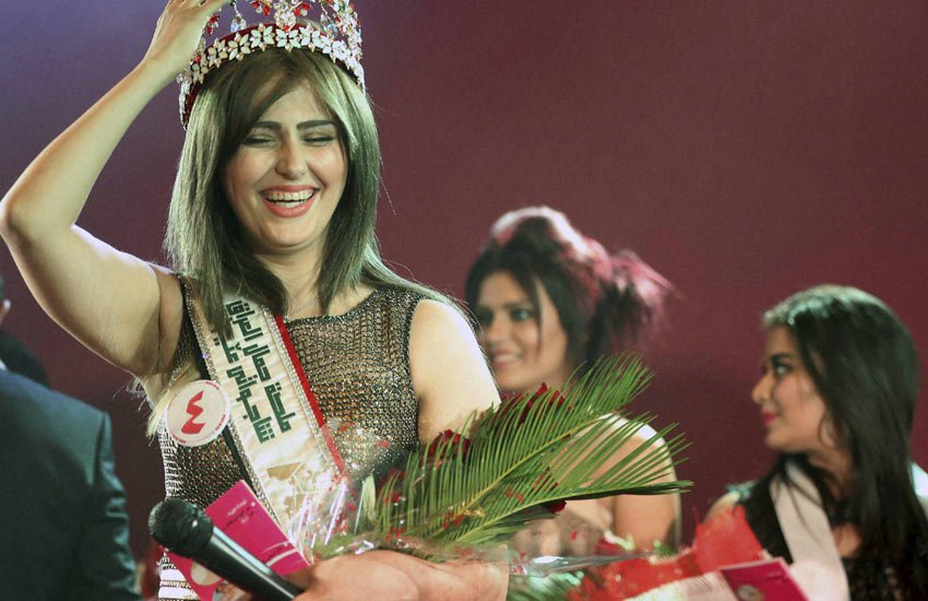 मिस इराक, Iraq beauty contest, मिस इराक 2015, इराक ब्‍यूटी कॉन्‍टेस्‍ट, Miss Iraq beauty pageant, first miss iraq in 40 years