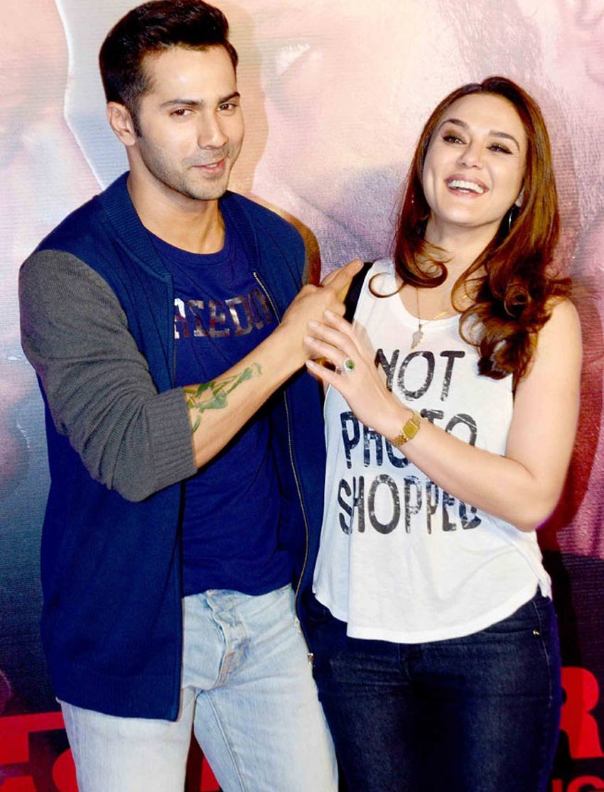 Varun dhawan, preity Zinta, Aishwarya rai, kriti senon, dilwale, varun dhawan date with old Actress, kareena kapoor, arjun kapoor, A Dil Mushkil, bollywood, ranbir kapoor, katrina kaif