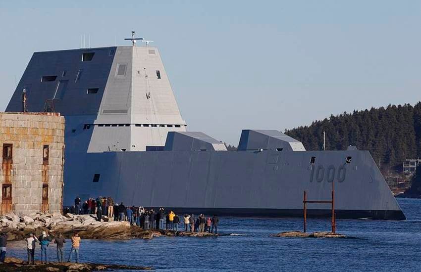 USS Zumwalt, destroyer cruise, US Navy, US warship, all electric warship, warship, अमेरिकी जंगी जहाज, वॉरशिप, युद्धपोत, मिसाइल डेस्ट्रॉयर, यूएसएस जुमवॉल्ट, अमेरिकी नौसेना