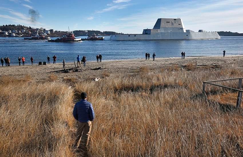 USS Zumwalt, destroyer cruise, US Navy, US warship, all electric warship, warship, अमेरिकी जंगी जहाज, वॉरशिप, युद्धपोत, मिसाइल डेस्ट्रॉयर, यूएसएस जुमवॉल्ट, अमेरिकी नौसेना