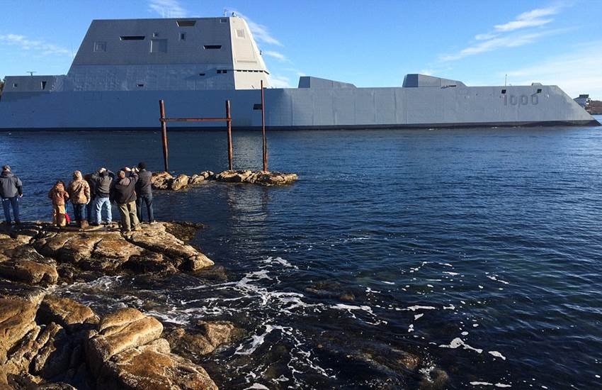USS Zumwalt, destroyer cruise, US Navy, US warship, all electric warship, warship, अमेरिकी जंगी जहाज, वॉरशिप, युद्धपोत, मिसाइल डेस्ट्रॉयर, यूएसएस जुमवॉल्ट, अमेरिकी नौसेना