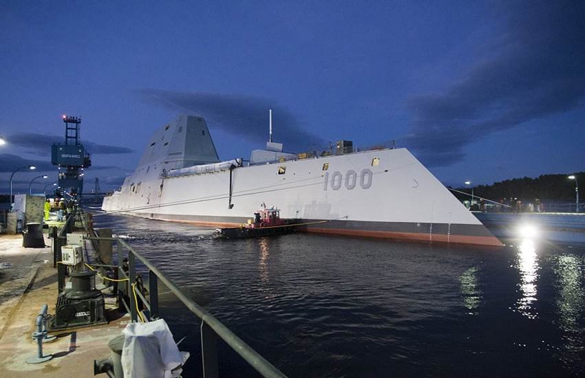 USS Zumwalt, destroyer cruise, US Navy, US warship, all electric warship, warship, अमेरिकी जंगी जहाज, वॉरशिप, युद्धपोत, मिसाइल डेस्ट्रॉयर, यूएसएस जुमवॉल्ट, अमेरिकी नौसेना