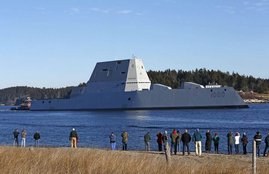 USS Zumwalt, destroyer cruise, US Navy, US warship, all electric warship, warship, अमेरिकी जंगी जहाज, वॉरशिप, युद्धपोत, मिसाइल डेस्‍ट्रॉयर, यूएसएस जुमवॉल्‍ट, अमेरिकी नौसेना