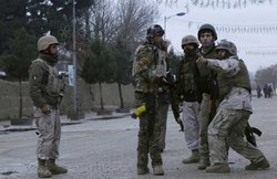 काबुल में भारतीय मिशन के बाहर तीन आतंकी मारे