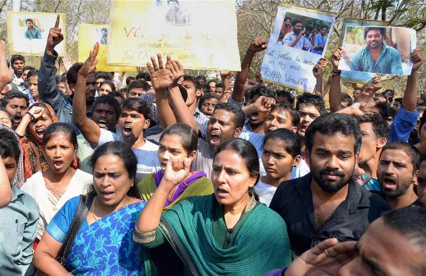 Rohith Vemula Suicide, News Channel Debate, Rohith Vemula, Hyderabad University