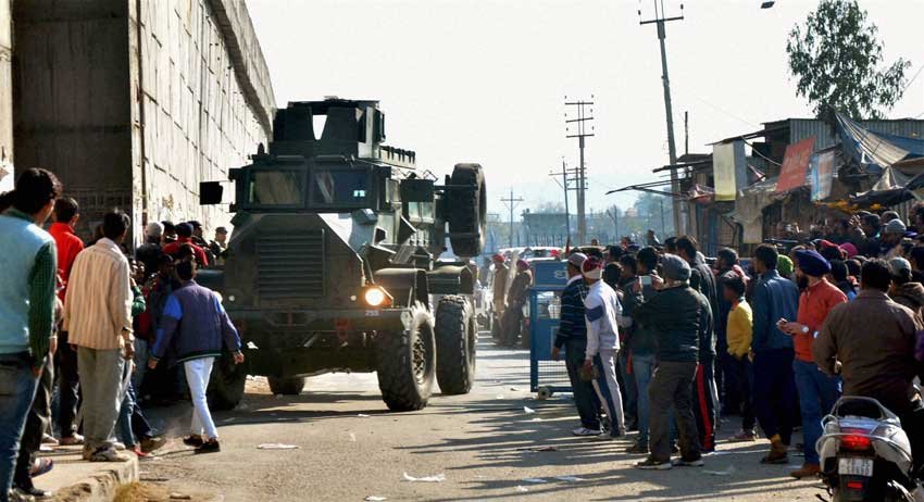 pathankot, pathankot attack, Pathankot news, pathankot terror attack, terrorist attack in pathakot, पठानकोट, पठानकोट आतंकी हमला, पंजाब आतंकी हमला, पठानकोट एयरफोर्स स्‍टेशन, PATHANKOT ATTACK PHOTOS, Pathankot air base, pathankot air force station, Pathankot news, punjab, pathankot air force base attack, punjab attack, punjab air force attack, punjab sp car missing, india news, breaking news, latest news
