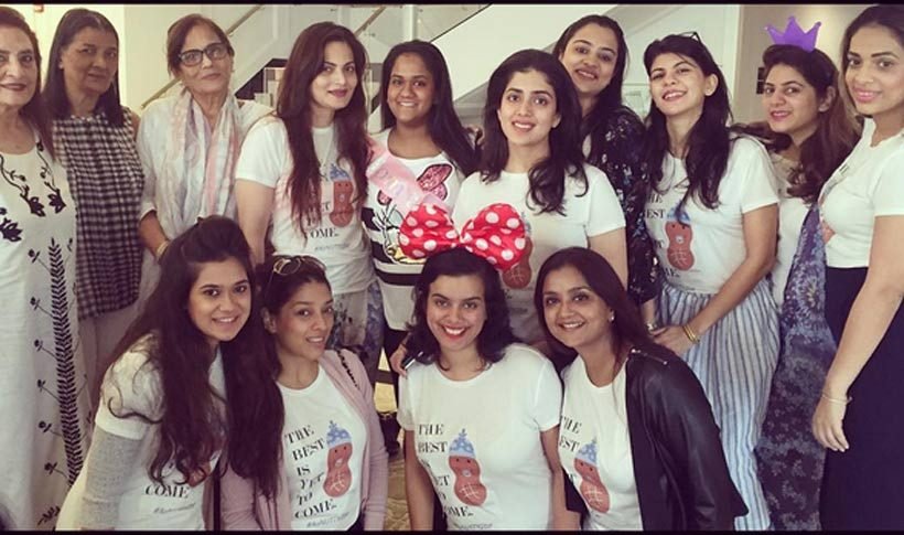 salman khan, salman khan sister arpita khan, arpita khan with her friends, salma khan, arpita khan baby shower, arpita khan baby shower photos