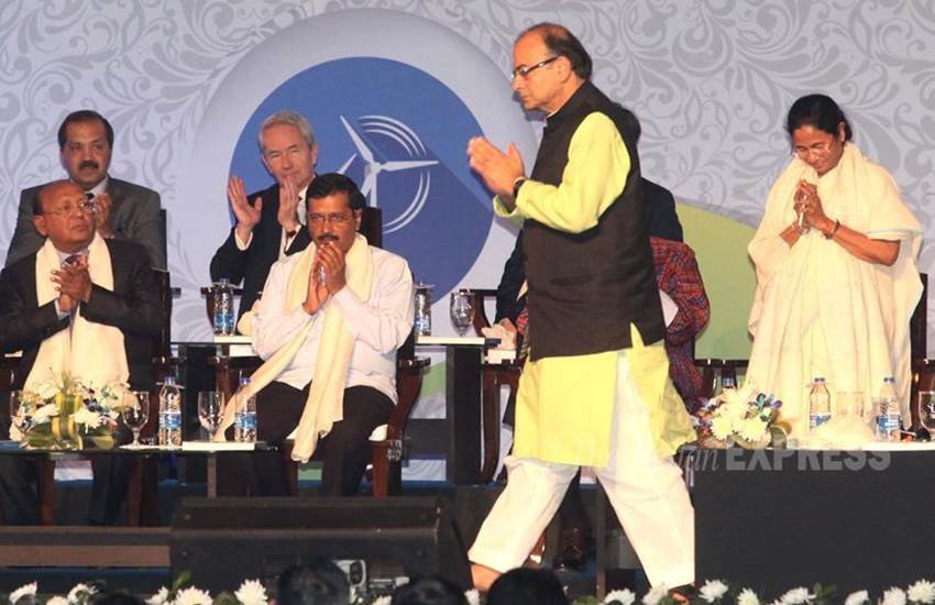 arvind kejriwal, arun jaitley, ddca, Mamata Banerjee, Share Stage, Bengal Global Business Summit, arvind kejriwal news, arun jaitley news, jaitley kejriwal, अरुण जेटली, ममता बनर्जी, अरविंद केजरीवाल, बीजेपी, आप, latest hindi news, hindi news, news in hindi