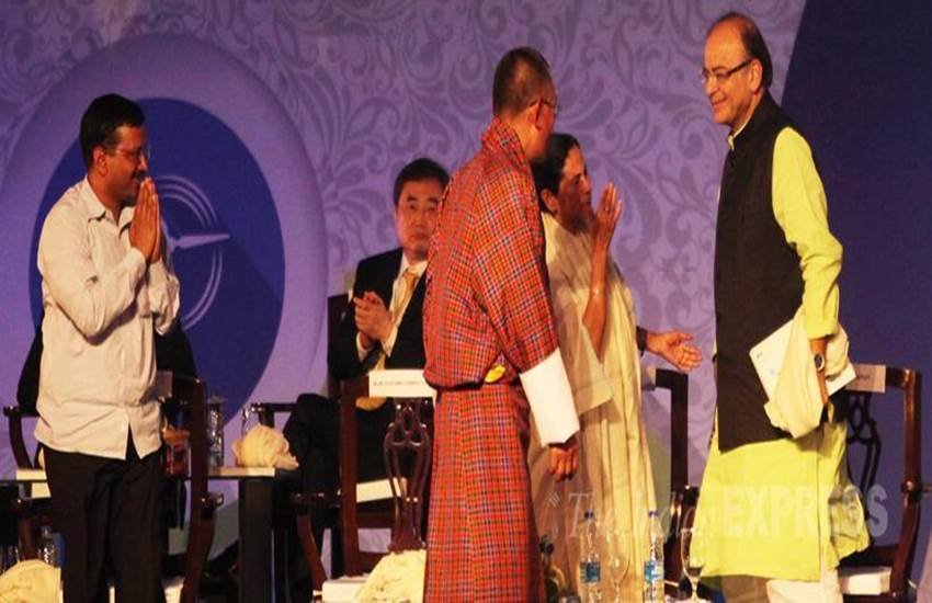 arvind kejriwal, arun jaitley, ddca, Mamata Banerjee, Share Stage, Bengal Global Business Summit, arvind kejriwal news, arun jaitley news, jaitley kejriwal, अरुण जेटली, ममता बनर्जी, अरविंद केजरीवाल, बीजेपी, आप, latest hindi news, hindi news, news in hindi