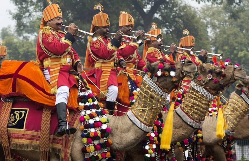 camel ride, Republic Day, Camel military force, ITBP. SSB, indian Army, Beating the Retreat