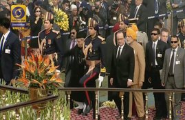 republic day 2016, republic day 2016 speech, republic day 2016 chief guest, republic day 2016 india, 2016 republic day, Francois Hollande, PM Modi, गणतंत्र दिवस समारोह, नरेंद्र मोदी, पीएम मोदी, रिपब्लिक डे परेड, राजपथ