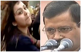 ink attack, kejriwal ink attack, ink attack on kejriwal, ink attack, Arvind KEjriwal, Kejriwal, ink thrown on kejriwal, kejriwal ink, ink kejriwal, woman throws ink on kejriwal, odd even, odd even success, latest news, kejriwal news, ink attack on kejriwal, kejriwal ink attack, aam aadmi sena ink attack, kejriwal ink