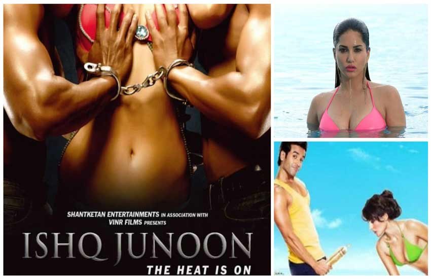 ishq Junoon, FIRST THREESOME FILM, Akshay Rangshahi, Ishq Junoon film, Divya Singh, poster, Rajbeer Singh, Mastizaade, Ishq Junoon, Sunny Leone, Ishq Junoon film, controversial Hindi films, Bollywood threesome love film, Ishq Junoon hot scenes, Ishq Junoon actress