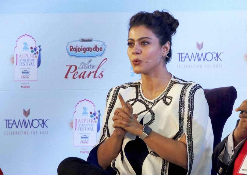 Kajol, ajay devgan, Kajol ajay devgan, Kajol ajay devgan Marriage, jaipur literature festival, jaipur literature festival 2016, JLF 2016