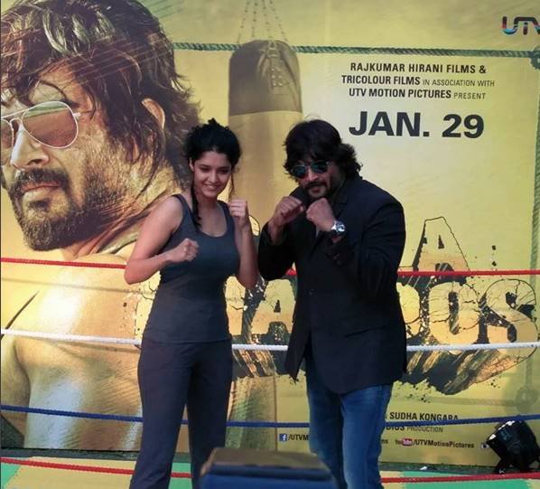 saala khadoos, Rotika singh, R, Madhwan, Rajkumar Hirani, Bollywood, Boxer Ritika singh, khadoos sala images, director sudha gongra *********