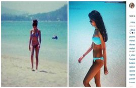 Navya Nanda bikini photos, navya naveli bikini, navya Instagram, Amitabh Bachchan, Aryan Khan, Navya Naveli Nanda, amitabh bachchan, Navya Naveli amitabh bachchan , big b granddaughter, entertainment news, navya naveli birthday, navya naveli 18th birthday, navya naveli photos