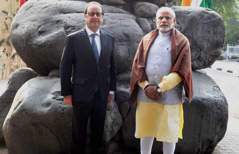 france, french president, france president, president of france, rock garden, chandigarh, rock garden nekchand son, narendra modi, Francois Hollande, Chandigarh's Rock Garden, latest news in hindi